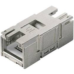 Telegärtner 100007533, RJ45 konektor, spojka, rovná, počet pólů: 8P8C, stříbrná (metalíza), 1 ks