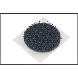 TRU COMPONENTS 685-330-Bag kulaté suché zipy, lepicí, háčková a flaušová část, (Ø) 20 mm, černá, 8 pár