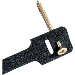 TRU COMPONENTS 894-008-Bag kabelový manažer na suchý zip, k našroubování, háčková a flaušová část, (d x š) 225 mm x 13 mm, 10 ks