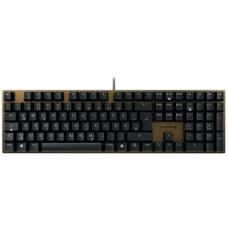 CHERRY KC 200 MX kabelový klávesnice německá, QWERTZ černá, bronzová