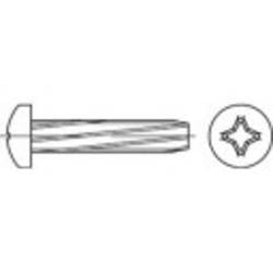 TOOLCRAFT 141756 šroub závitořezný M4 25 mm křížová drážka Philips DIN 7516 ocel galvanizováno zinkem 1000 ks