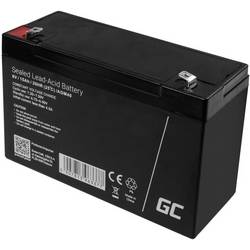 Green Cell Green Cell - Alarmsystem-Batterie - Bleisäure AGM40 olověný akumulátor 6 V 15 Ah olověný se skelným rounem (š x v x h) 151 x 100 x 94 mm plochý