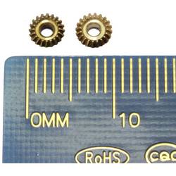 Sol Expert Z20K2 mosaz sada mikro ozubených kol, Modul 0.2, stavebnice, (Ø x v) 4.5 mm x 0.8 mm, 2 ks