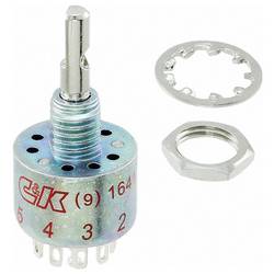 C & K Switches MA04L1NZQD Rotary-Switch M Series otočný spínač 125 V/AC, 28 V/DC Počet pozic přepínače 4 1 ks