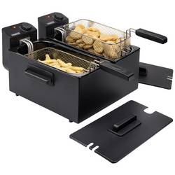 Princess 183028 dvojitá fritéza se studenou zónou 6 l 2x 1800 W černá