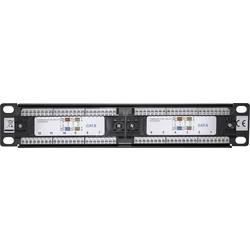 Intellinet 720748 12 portů síťový patch panel 254 mm (10) CAT 6 1 U vícebarevná