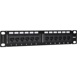 Intellinet 720748 12 portů síťový patch panel 254 mm (10) CAT 6 1 U vícebarevná
