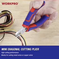WorkPro WP231096 Univerzální Mini diagonální kleště 110 mm