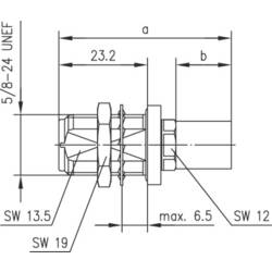 Telegärtner J01024A0006 100024111 N konektor 50 Ω 1 ks