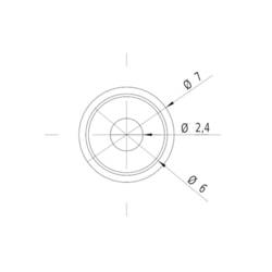 Picotronic laserový modul bodová červená 1 mW