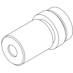 Picotronic laserový modul bodová červená 1 mW DGI650-1-5 (7X14)-F35-C125
