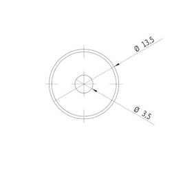 Picotronic laserový modul bodová červená 1 mW