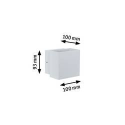 Paulmann Cybo 18003 venkovní nástěnné LED osvětlení LED 6 W bílá