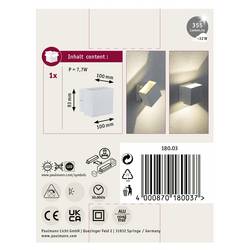 Paulmann Cybo 18003 venkovní nástěnné LED osvětlení LED 6 W bílá