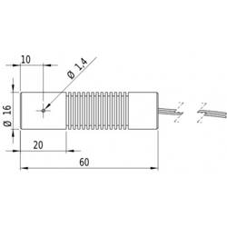 Picotronic laserový modul bodová zelená 1 mW