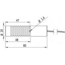 Picotronic laserový modul lineární zelená 5 mW LD532-5-3 (20x80)45-PL
