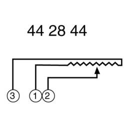 ALPS 192494, 192494 studiový fader, 10 kΩ, Mono