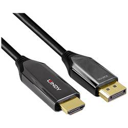 LINDY DisplayPort / HDMI kabelový adaptér Konektor DisplayPort, Zástrčka HDMI-A 2.00 m černá 40931 Kabel DisplayPort