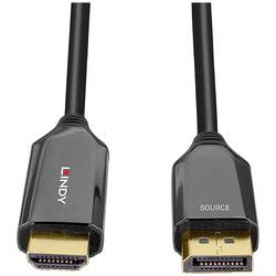 LINDY DisplayPort / HDMI kabelový adaptér Konektor DisplayPort, Zástrčka HDMI-A 2.00 m černá 40931 Kabel DisplayPort