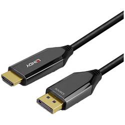LINDY DisplayPort / HDMI kabelový adaptér Konektor DisplayPort, Zástrčka HDMI-A 2.00 m černá 40931 Kabel DisplayPort