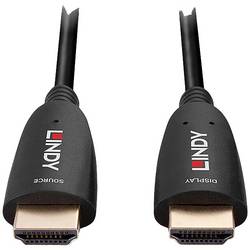 LINDY HDMI kabel Zástrčka HDMI-A 50.00 m černá 38515 8K UHD HDMI kabel