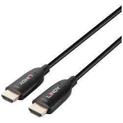 LINDY HDMI kabel Zástrčka HDMI-A 50.00 m černá 38515 8K UHD HDMI kabel