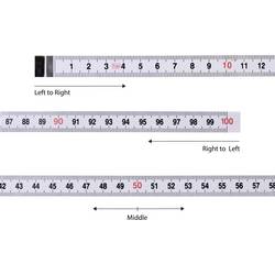 WF1 svinovací metr samolepicí 100 cm Ocelový materiál