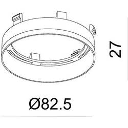 Deko Light 930317 Reflektor Ring Gold für Serie Nihal vysokonapěť. komponent lištových systémů reflektor 3fázové zlatá