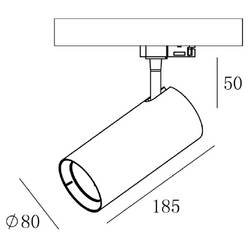 Deko Light Horus LED pásové reflektory 3fázové LED 20 W LED Energetická třída (EEK2021): F (A - G) bílá