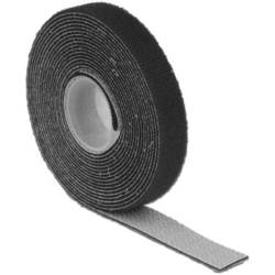 Delock 18710 pásek se suchým zipem ke spojování háčková a flaušová část (d x š) 3 m x 13 mm černá 1 ks