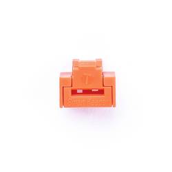 Smartkeeper zámek portu RJ45 LAN NL03P1OR sada 12 ks oranžová bez klíče NL03P1OR