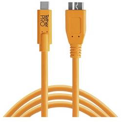 Tether Tools USB kabel USB 3.2 Gen1 USB-C ® zástrčka, USB Micro-B 3.0 zástrčka 4.60 m oranžová CUC3315-ORG