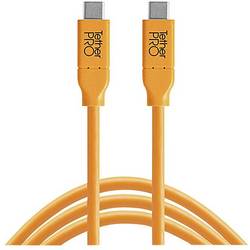 Tether Tools USB kabel USB 3.2 Gen1 USB-C ® zástrčka, USB-C ® zástrčka 4.60 m oranžová pozlacené kontakty CUC15-ORG