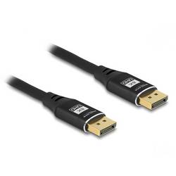 Delock DisplayPort kabel Konektor DisplayPort 3 m černá 80622 8K UHD, pozlacené kontakty, třížilový stíněný Kabel DisplayPort