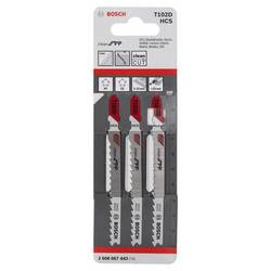 Bosch Accessories 2608667443 Pilový plátek do kmitací pily T 102 D - Clean for PP 3 ks