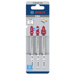 Bosch Accessories 2608667443 Pilový plátek do kmitací pily T 102 D - Clean for PP 3 ks