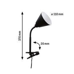 Paulmann Vitis 95430 upínací světlo LED E14 20 W černá