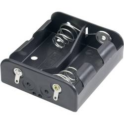 Goobay 45834 bateriový držák 2x Malé mono pájený konektor (d x š x v) 62 x 56 x 23 mm