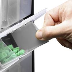 Allit 466260 zásobník na drobné díly , VarioPlus DrawBox C 40, uzavřený, (š x v x h) 300 x 465 x 155 mm, černá, šedá, 1 ks
