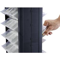 Allit 466260 zásobník na drobné díly , VarioPlus DrawBox C 40, uzavřený, (š x v x h) 300 x 465 x 155 mm, černá, šedá, 1 ks