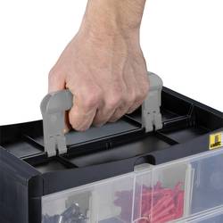 Allit 466260 zásobník na drobné díly , VarioPlus DrawBox C 40, uzavřený, (š x v x h) 300 x 465 x 155 mm, černá, šedá, 1 ks