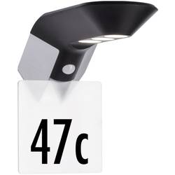 Paulmann 94250 Soley venkovní solární nástěnné osvětlení s PIR senzorem Energetická třída (EEK2021): A (A - G) 1.22 W teplá bílá antracitová