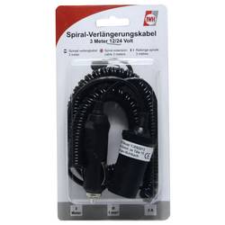 IWH Spirálový prodlužovací kabel 3 m, 12/24 V. Proudová zatížitelnost (max.)=10 A 12 nebo 24 V/DC