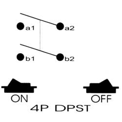 TRU COMPONENTS TC-R13-537A B/R/G, 1587859 tlačítko, 250 V/AC, 10 A, 1 ks