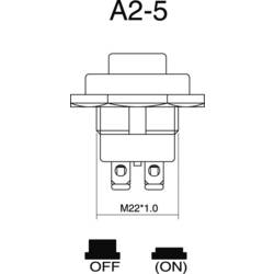 TRU COMPONENTS TC-A2-5A 1587793 tlačítko do auta, 1x vyp/(zap), 24 V/DC, 10 A
