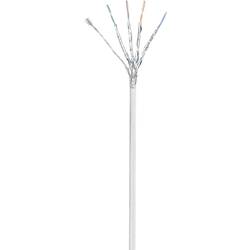 Renkforce RF-4737370 RJ45 síťové kabely, propojovací kabely CAT 6A S/FTP 3.00 m šedá flexibilní provedení, pozlacené kontakty 1 ks