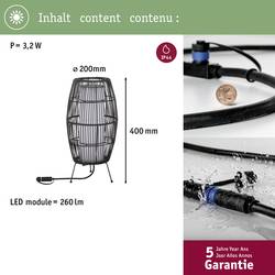 Paulmann Basket 94754 Osvětlovací systém Plug&Shine dekorativní LED osvětlení LED 3.2 W teplá bílá černá