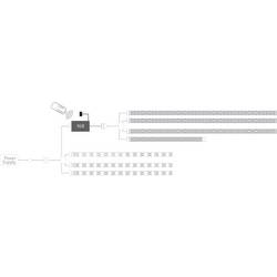Paulmann 70202 70202 RGB kontrolér 12 (max.) 12 V plast (d x š x v) 60 x 60 x 22 mm 1 ks