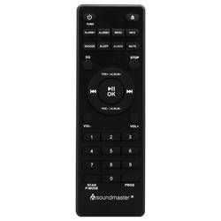 soundmaster DAB980SW stolní rádio, DAB+, FM, FM, CD, USB, FM, MP3, DAB+, AUX, vč. dálkového ovládání, funkce alarmu, černá