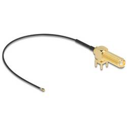 Delock pro Wi-Fi antény kabel [1x SMA zásuvka - 1x IPEX zástrčka] 0.15 m černá